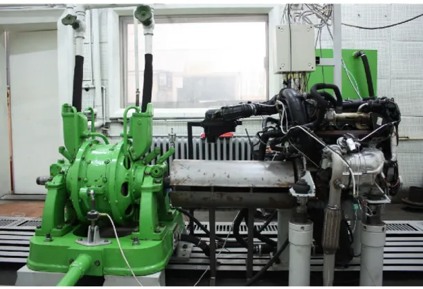 Table 2.1 Main parameters of the engine  Fig. 2.2 shows a photo of the engine mounted on the test bench