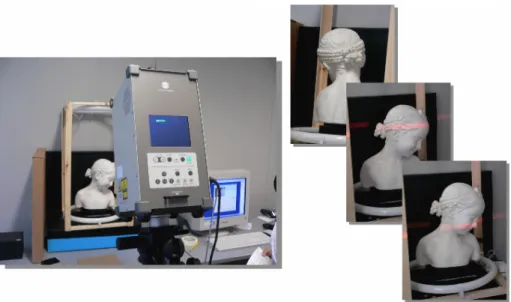 Figure 2: Bimba con nastrino. Sculpture digitized by a Minolta V910 laser scanner.