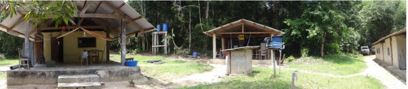 Figure 2: Research camp of the Taï monkey forest. 