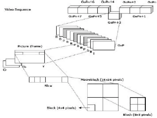 Figure 2.7: Encoding structure in H264/AVC.