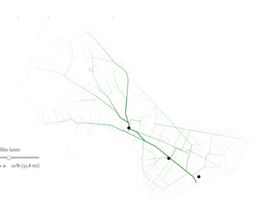 Figure B-6: Bike Lane Optimization for Cambridge