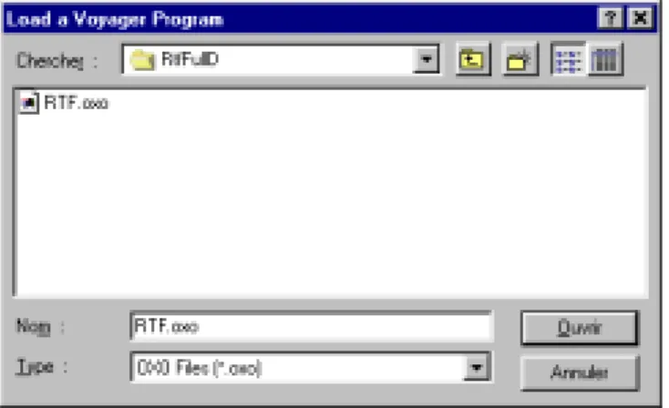 Figure 2.1 - Voyager 2 program loading.