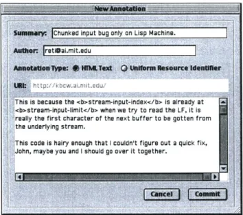Figure  7:  Annotation  editor  window.