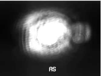Figure 2: Image of the beam spot at the L1 output port taken using a CCD camera.