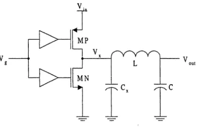 Figure 5: The Buck switching regulator circuit