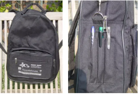 Figure 4.2: An interesting rucksack design (general view and detail)
