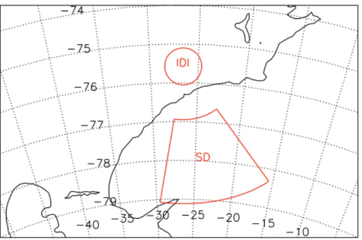 Fig. 2. Data coverage recorded by the SuperDARN radar (black line) and the IDI (grey line) between 1996 and 2006.