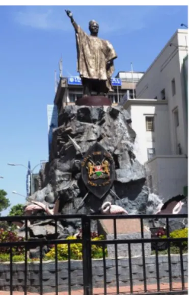 Fig 9: Dedan Kimathi Statue, Nairobi  Fig 10: Tom Mboya Statue, Nairobi  (Source: Laragh Larsen, 2013)    (Source: Laragh Larsen, 2013) 