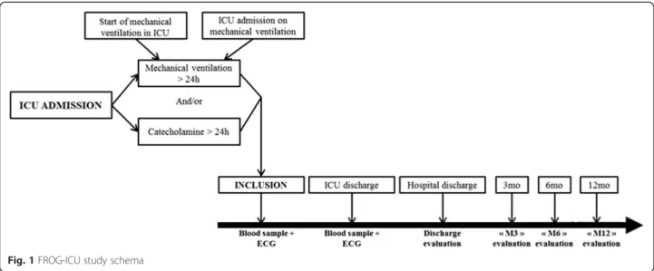 Fig. 1 FROG-ICU study schema