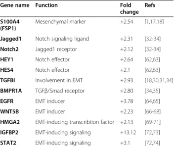 Figure 5 Mesenchymal phenotypes in ECs Mes is regulated by synergistic Notch and TGF β pathways