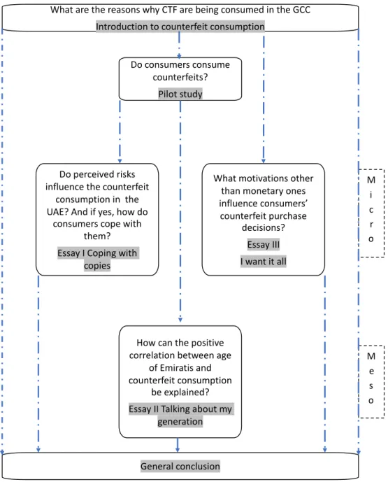 Figure 5 Thesis structure and perspectives 