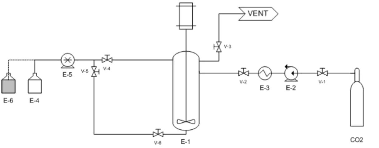 Figure 1. Schematic diagram of the experimental setup for the formulation of PLGA particles.
