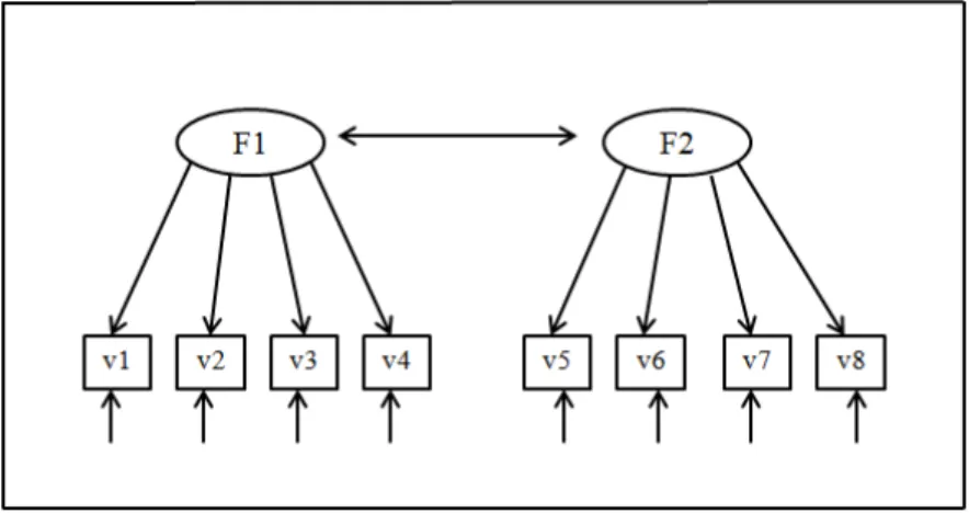 Figure 13：Confimatory factor analysis (Janssens et al., 2008) 