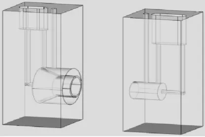 Figure  6 :  Eclaté  montrant  l'organisation  de  la  chambre  d’Ussing  perforée  et  destinée  à  recevoir des inserts supportant les monocouches cellulaires obtenus par culture (Document  Biomécatronics)