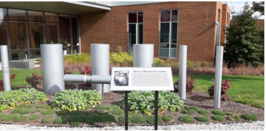 Fig. 10 Joseph Weber Memorial Garden at the University of Maryland  Source: Photo taken by Philippe Vincent  