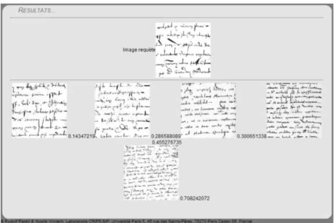 Fig. 9. Images most similar from the request image 