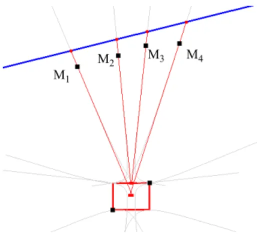 Figure 3.37) que ces segments passent tous approximativement par le centre de la cellule