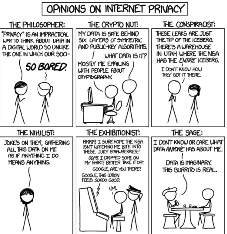 Figure 2 – Privacy opinions - XKCD