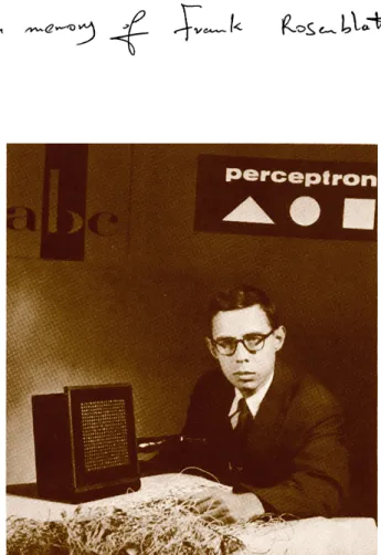 Fig. 1 Frank Rosenblatt, with the image sensor of the Mark I Perceptron (Source: Arvin Calspan Advanced Technology Center; Hecht-Nielsen, R