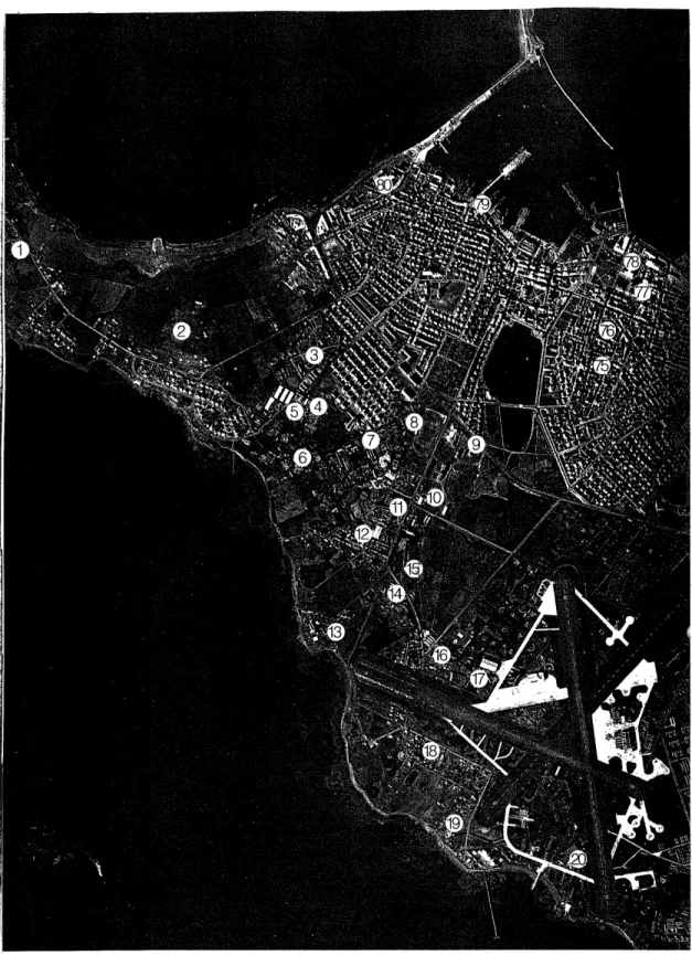 Fig. 1.4a Location of military camps around Reykjavik. Altogether there were some 80 camps