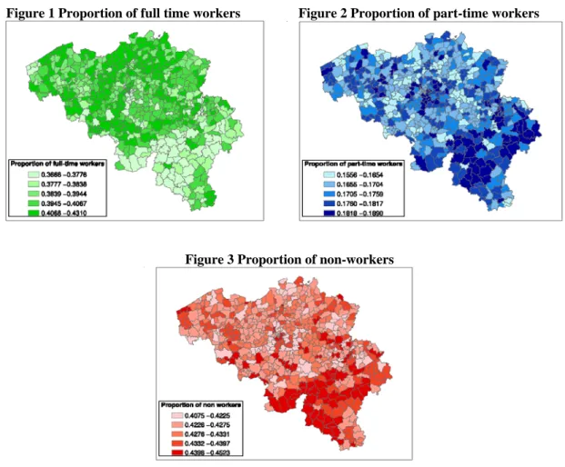 Figure 4 Deviation from weekly average of FT workers  Figure 5 Deviation from weekly average of PT workers 