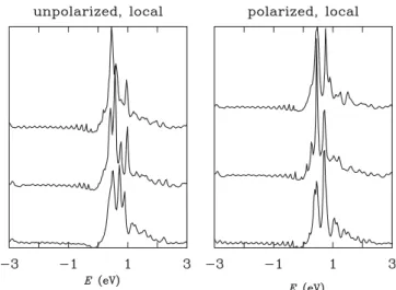 Figure 7 is a tight-binding STM image 33 computed for graphene with a single N impurity