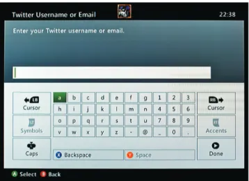 Figure 2: Dasher interface