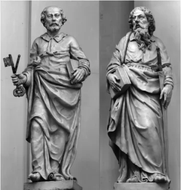 Fig. 1 : P ierre  e nderlin  (ca. 1603-ca. 1664),  Saint Pierre et saint Paul, ca. 1648