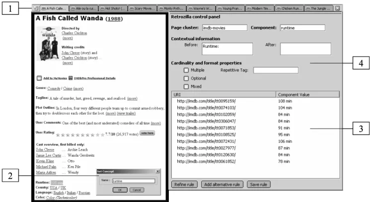 Figure 6. The Retrozilla tool