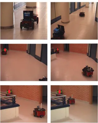 Fig. 8. Evolution of the vision-based distance estimation and zoom magnification.