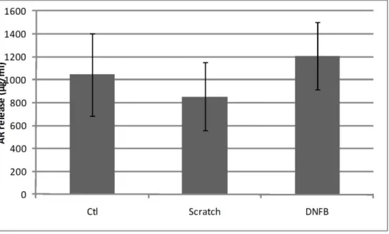 Figure 3: No amphiregulin secretion during stress conditions 