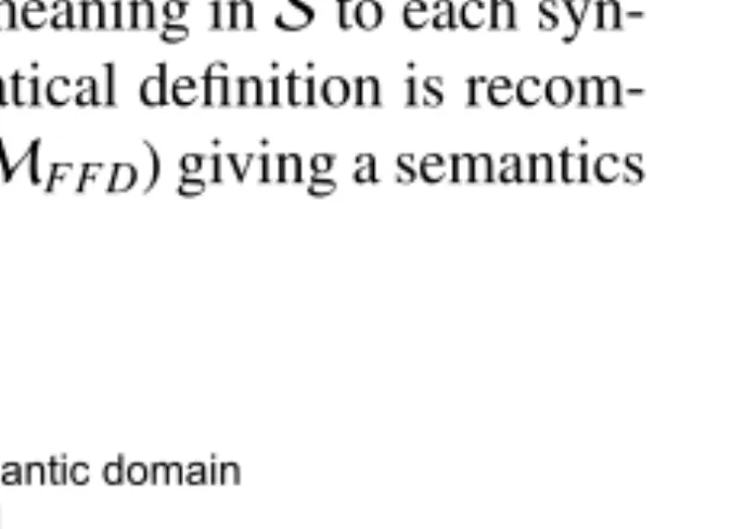 Fig. 5. Semantics for a family of FD languages