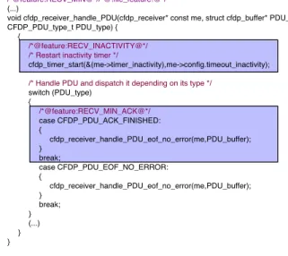 Figure 2: Code tagging example