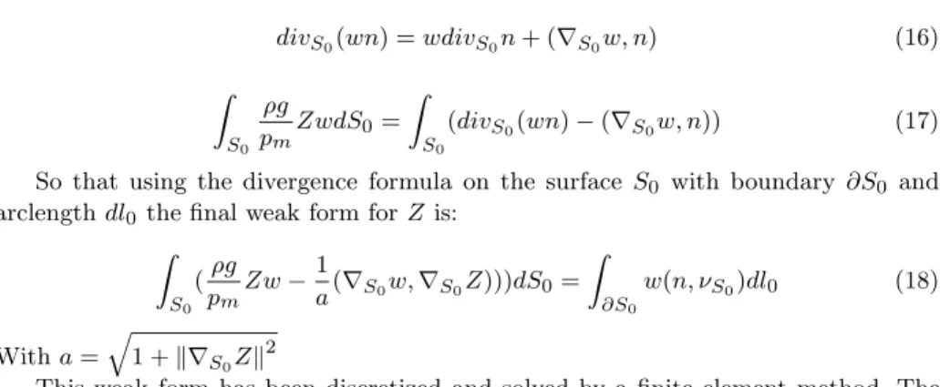 Fig. 5: Geometry for the Laplace formula to be solved
