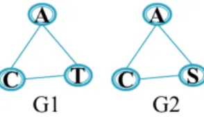 Figure 1: An example of two similar subgraphs.