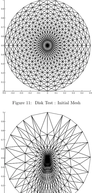 Figure 12: Disk Test : Adapted Mesh