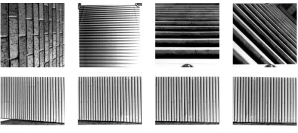 Figure 5. Images from Super and Bovik: brick wall (brick), venetian blind (blind), steps-1 (steps1), steps-2 (steps2), wall-4 (wall4),wall-3 (wall3), wall-2 (wall2),wall-1 (wall1).
