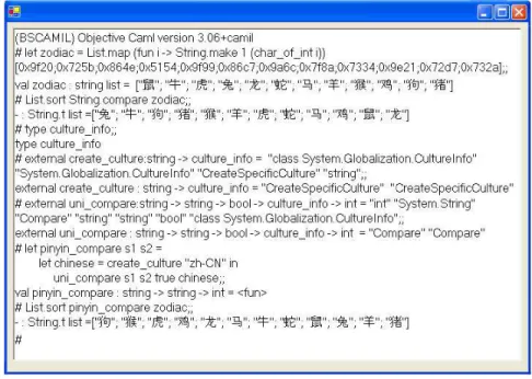 Fig. 7. Culture-specific ordering using external interface.