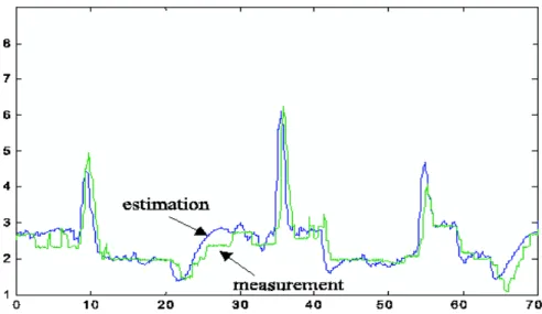 Figure 5: Measurements and estimates of opacity (%), identification data. 