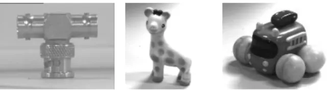 Fig. 1 { Exemple d'objets que l'on souhaite pouvoir suivre dans une sequence d'images.