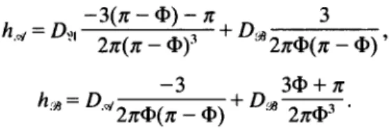 Fig. 3.  Geometry of the inner problem, expected solution. 