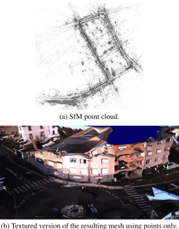 Fig. 7. “Aubi`ere” dataset reconstruction results.
