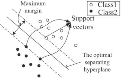 Fig. 2. SVM schematic diagram