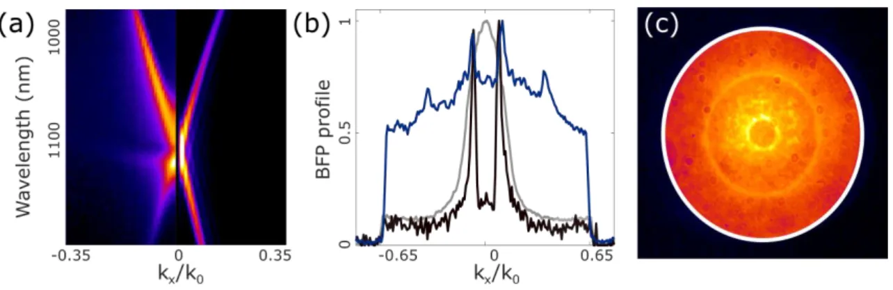 FIG. 4. (a) Experimental (negative  k x ) and theoretical (positive  k x ) dispersion relation for the  m=3 spiral discussed throughout the text