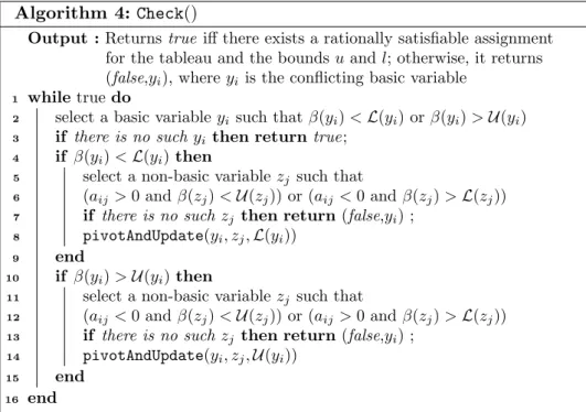 Figure 2.2: The main function of the simplex algorithm [57]