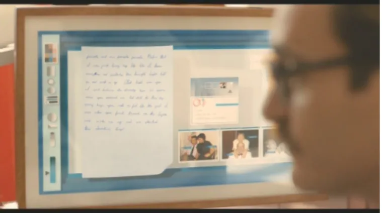 Figure 2. The initial twist revealing the computer next to Theodore [1:02]