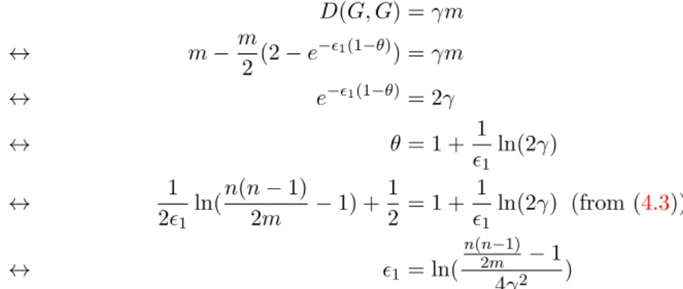 Fig. 4.4 shows the normalized number of passing 1-cells n 1 /m as a function of  1 / ln n over nine graphs (cf
