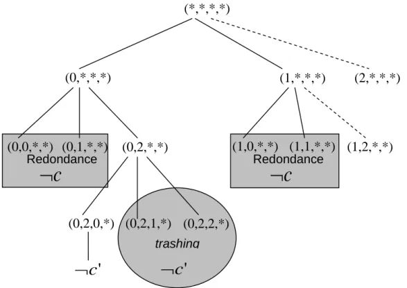 Figure 9 : Redondance et trashing 