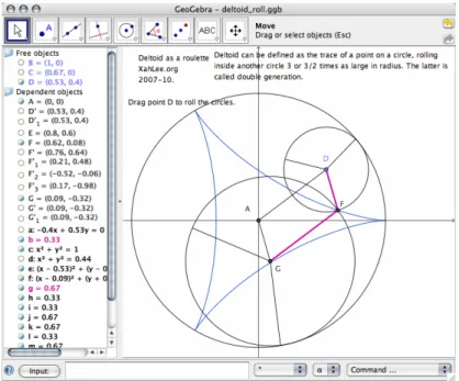 Figure 2.20: A GeoGebra screenshot.