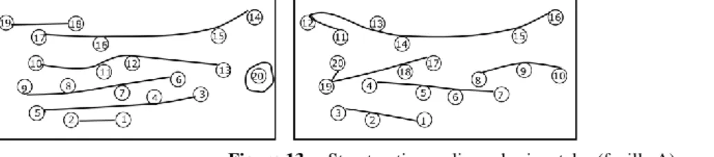 Figure 13. – Structuration en lignes horizontales (feuille A). 